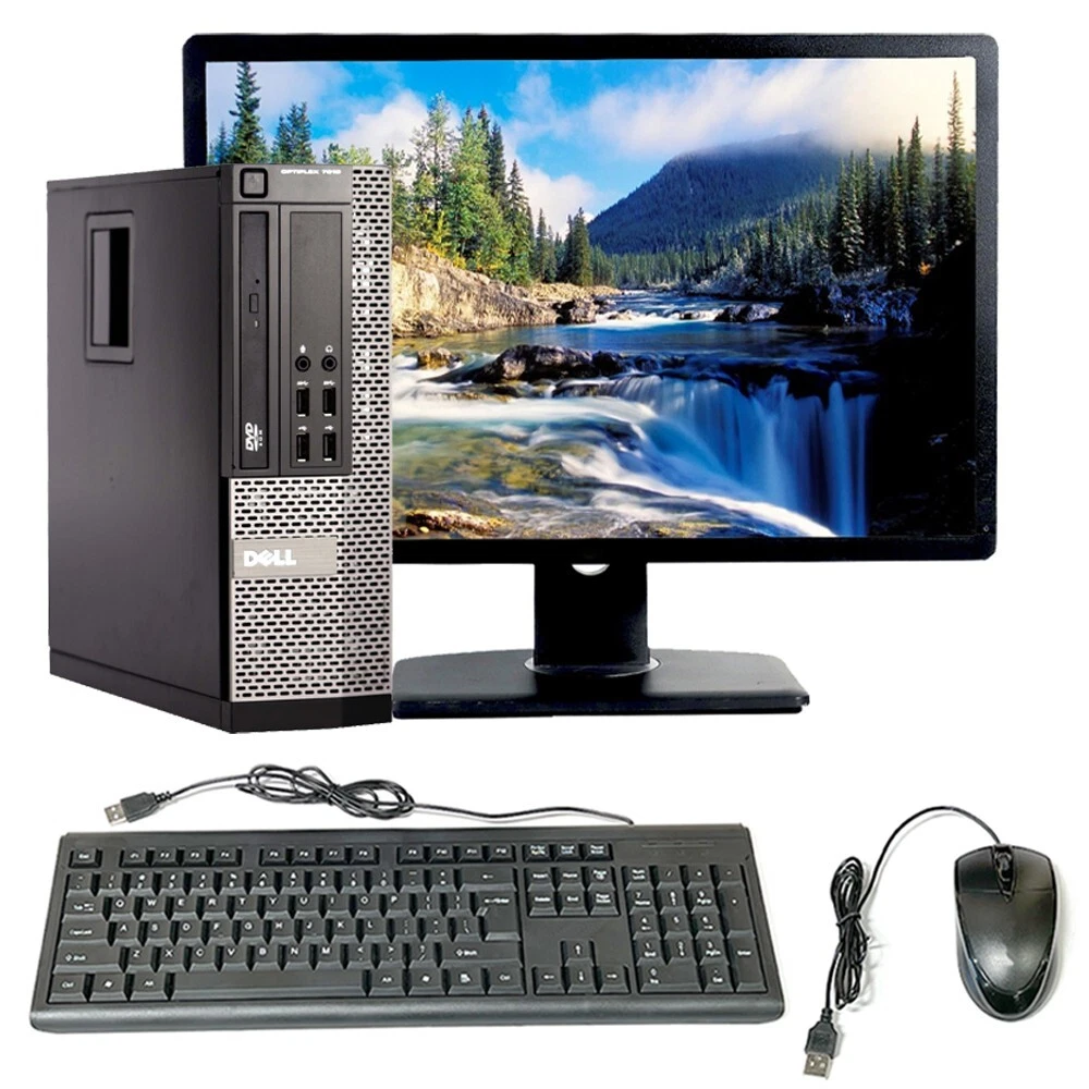 Dell OptiPlex Desktop Computer 8GB RAM 128GB SSD 20 in LCD Windows