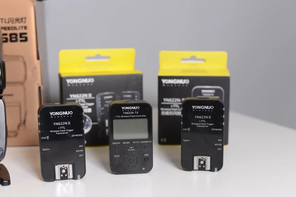 KIT FLASH DOPPIO + TRIGGER DOPPIO + RICEVITORE YONGNUO PER "" NIKON "" - Image 3 of 4