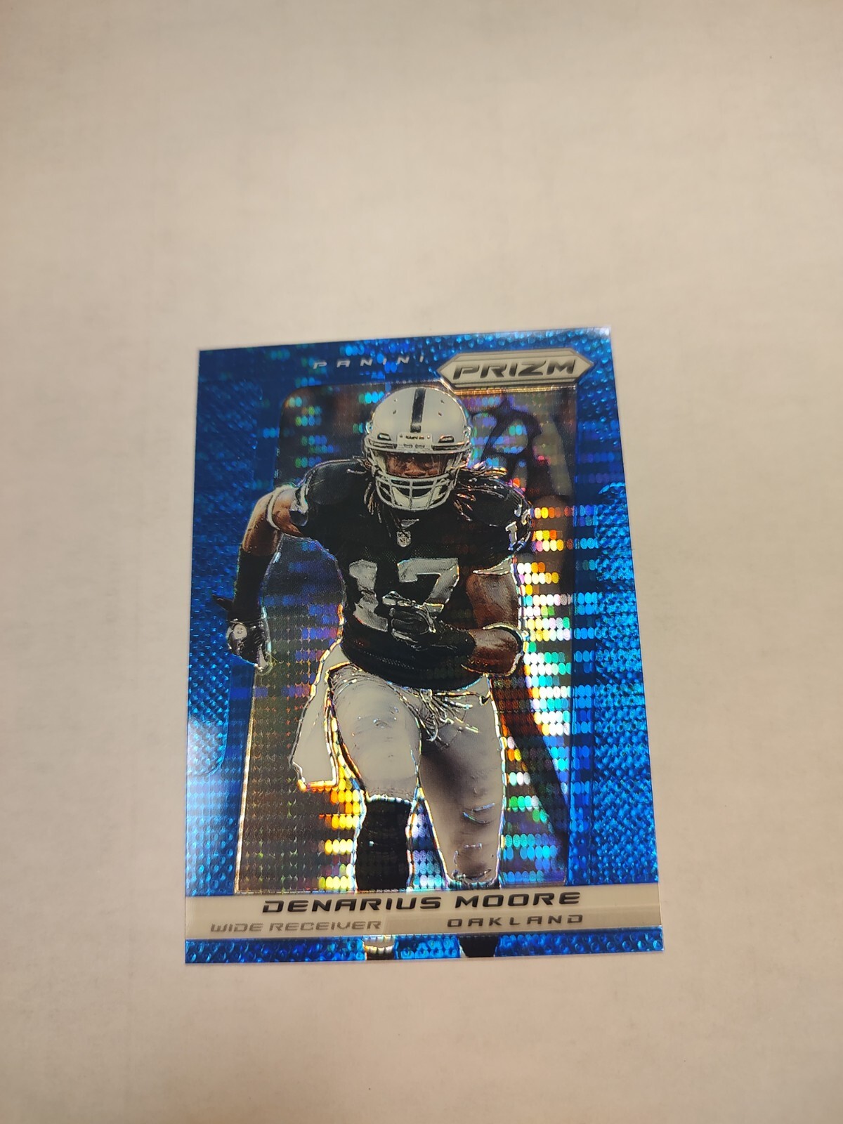 2013 Panini Prizm Wal-Mart Blue Pulsar Denarius Moore #91 (PWE)