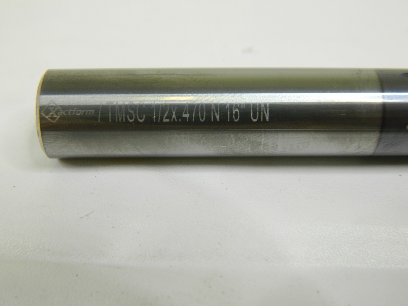 Xactform Carbide Thread Mill Cutter TMN1/2X.47016UNT2 Grade K27C
