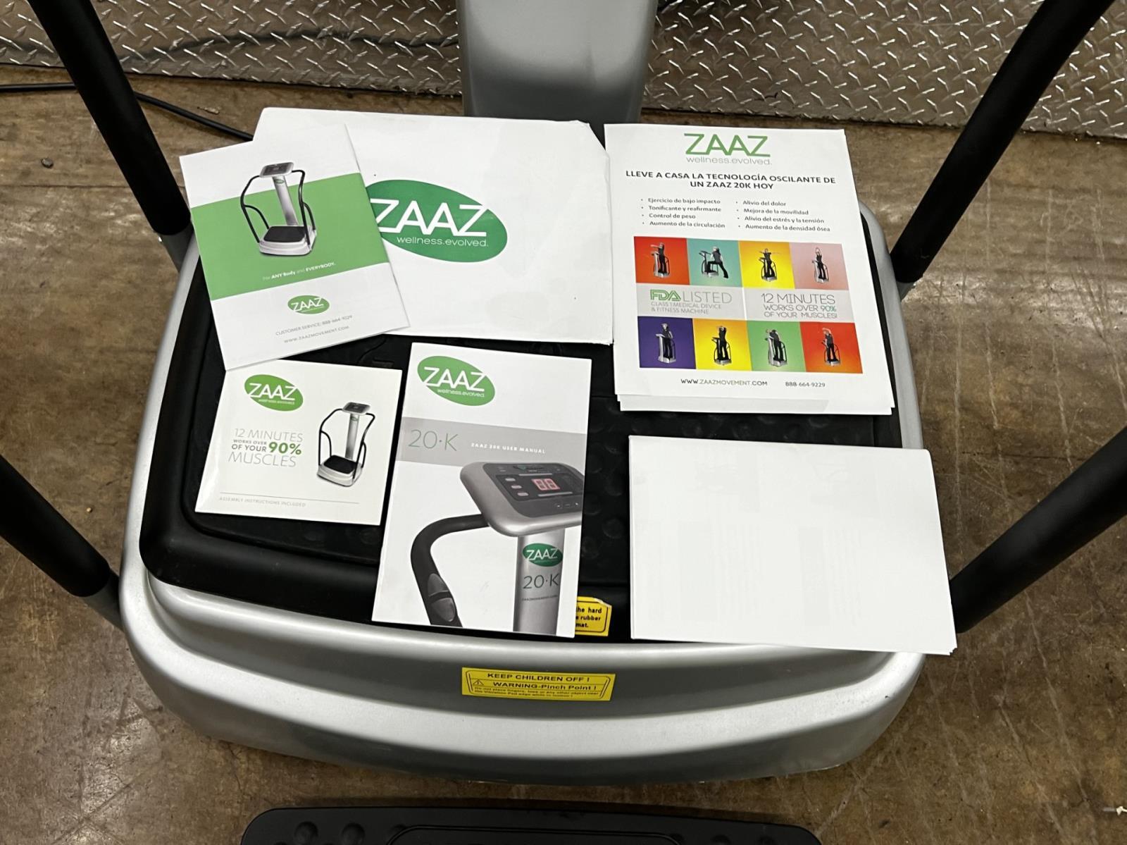 ZAAZ 20K Vibration Plate Exercise Machine Whole Body Vibration Platform