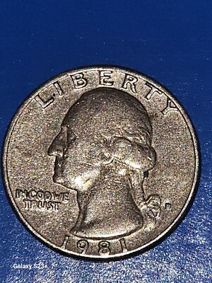 1981 D - Filled Mint / Close A/M - Leaf Touches '' L and A'' In Dollar