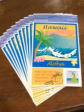 10 Mrs Grossmans Hawaii Cardstock Stickers Travel Vacation Island Beach Aloha 
