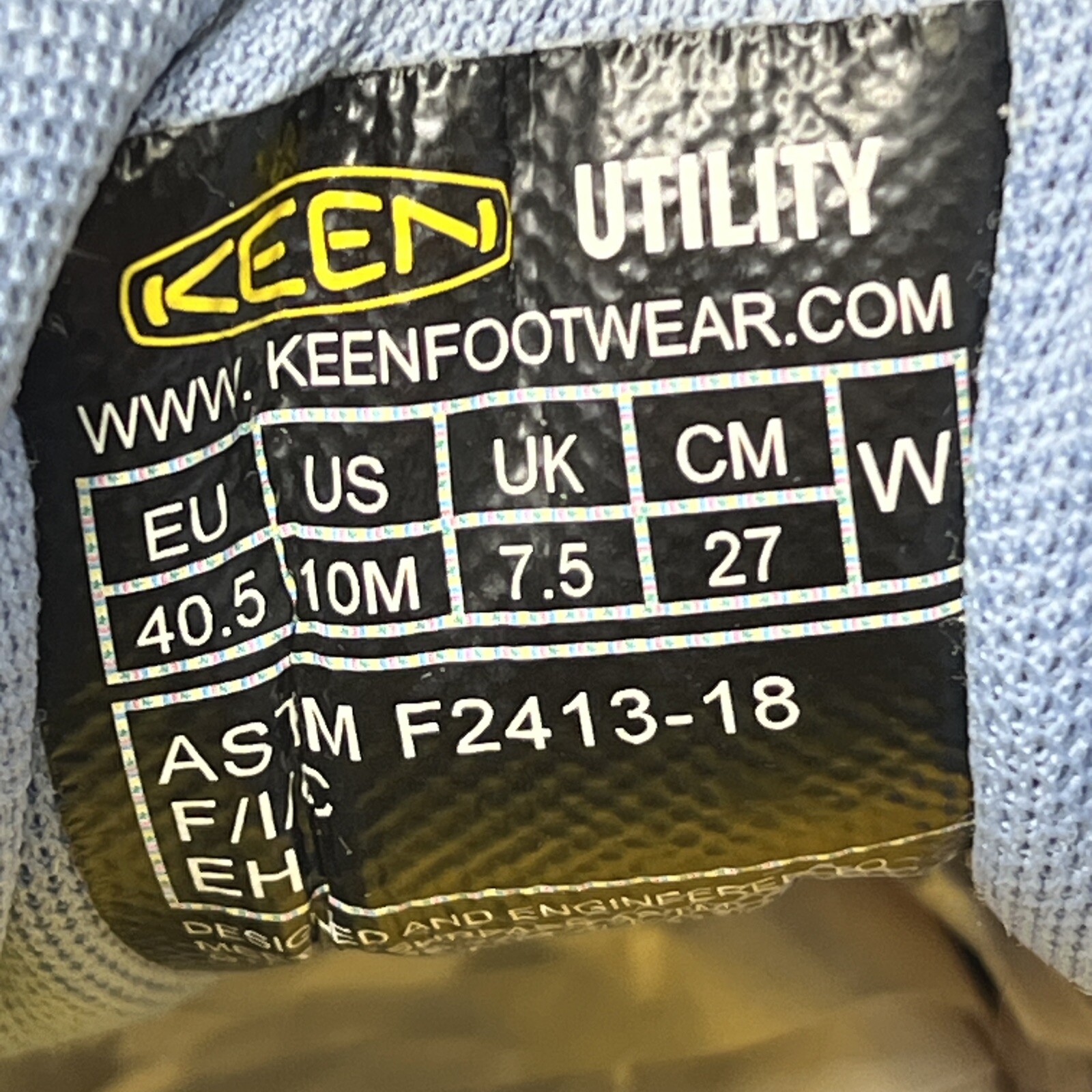 Scarpe da lavoro Keen Utility donna ASTM F2413 18 punta acciaio misura escursionismo 10M LR101