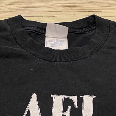 Rare Vintage 2003 AFI Hardcore Punk Band Tour T Shirt Blck