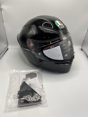 AGV K1-S Solid Gloss Black Sport Urban Touring Helm XL