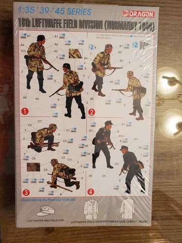 DRAGON MODELS 6084 1:35 SCALE 16th Luftwaffe Field Division Normandy 1944- NEW - Picture 7 of 7
