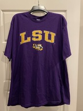 New LSU TIGERS Men's purple T-Shirt College NCAA Offically Licensed Fan Favorite
