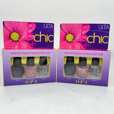 Bundle of 2 New in Box OPI Spring Chic Mini Nail Polish Sets