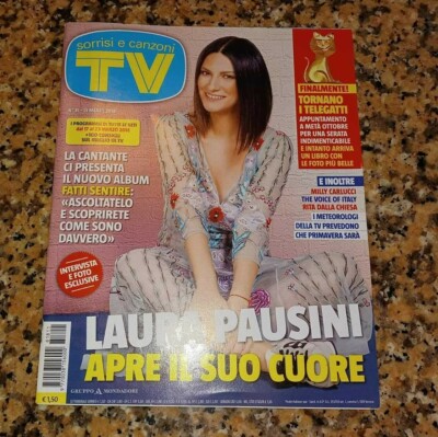 TV LÄCHELN UND LIEDER NR. 11 2018 LAURA PAUSINI Öffnet ihr Herz. Milly Carlucci