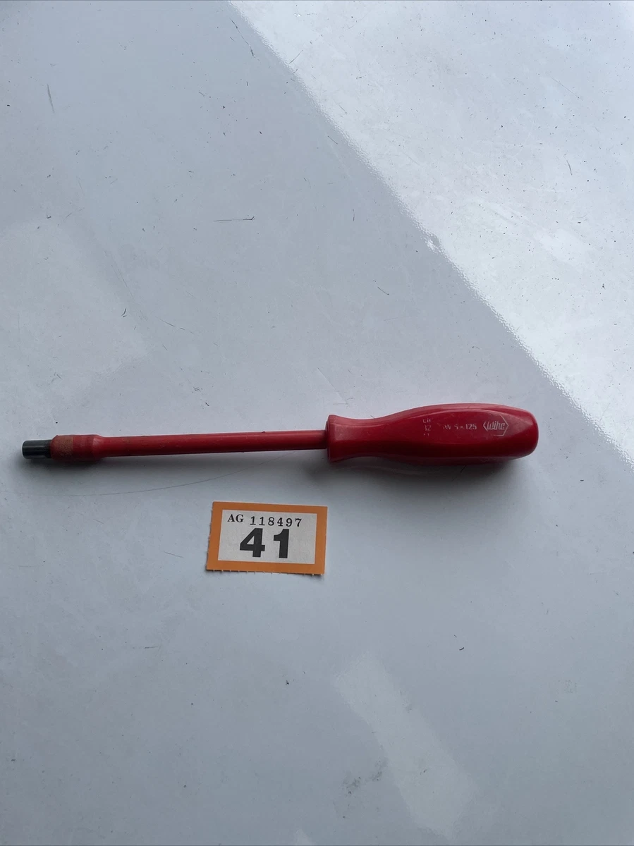 wiha 5x125 5mm nut driver screwdriver insulated 1000v eBay