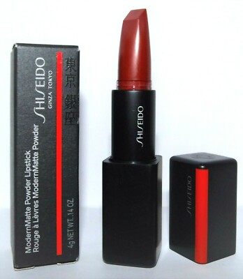 Shiseido ModernMatte Powder Lipstick 516 Exotic Red New