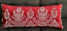 Blinged Cover Throw Sofa Bed Pillow Faux Pearls Diamonds Beads Pillowcase