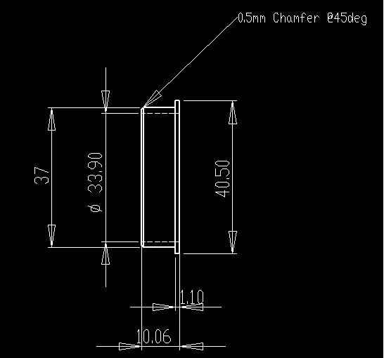 Adaptador de auriculares reductor de tubo de cabeza de 1-1/4" a 1-1/8" tubo de cabeza de 1,25" 1 1/8 pulgadas - Imagen 3 de 3