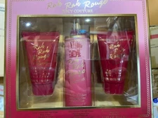 Rah Rah Rouge Juicy Couture Gift Set 3pc Fragrance Mist, Body Lotion, Shower Gel