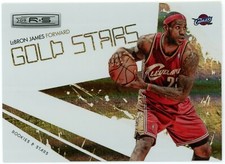 2009-10 Rookies & Stars Gold Stars Holofoil LeBron James 199/250 #3