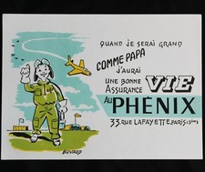 Buvard - ASSURANCE VIE AU PHÉNIX