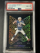 2016 Tom Brady Infinity Unique Gold 8/8 PSA 8