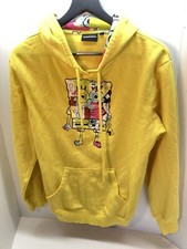 Spongebob Squarepants Nickelodeon Pullover Hoodie Sweatshirt Sz Small Free Ship