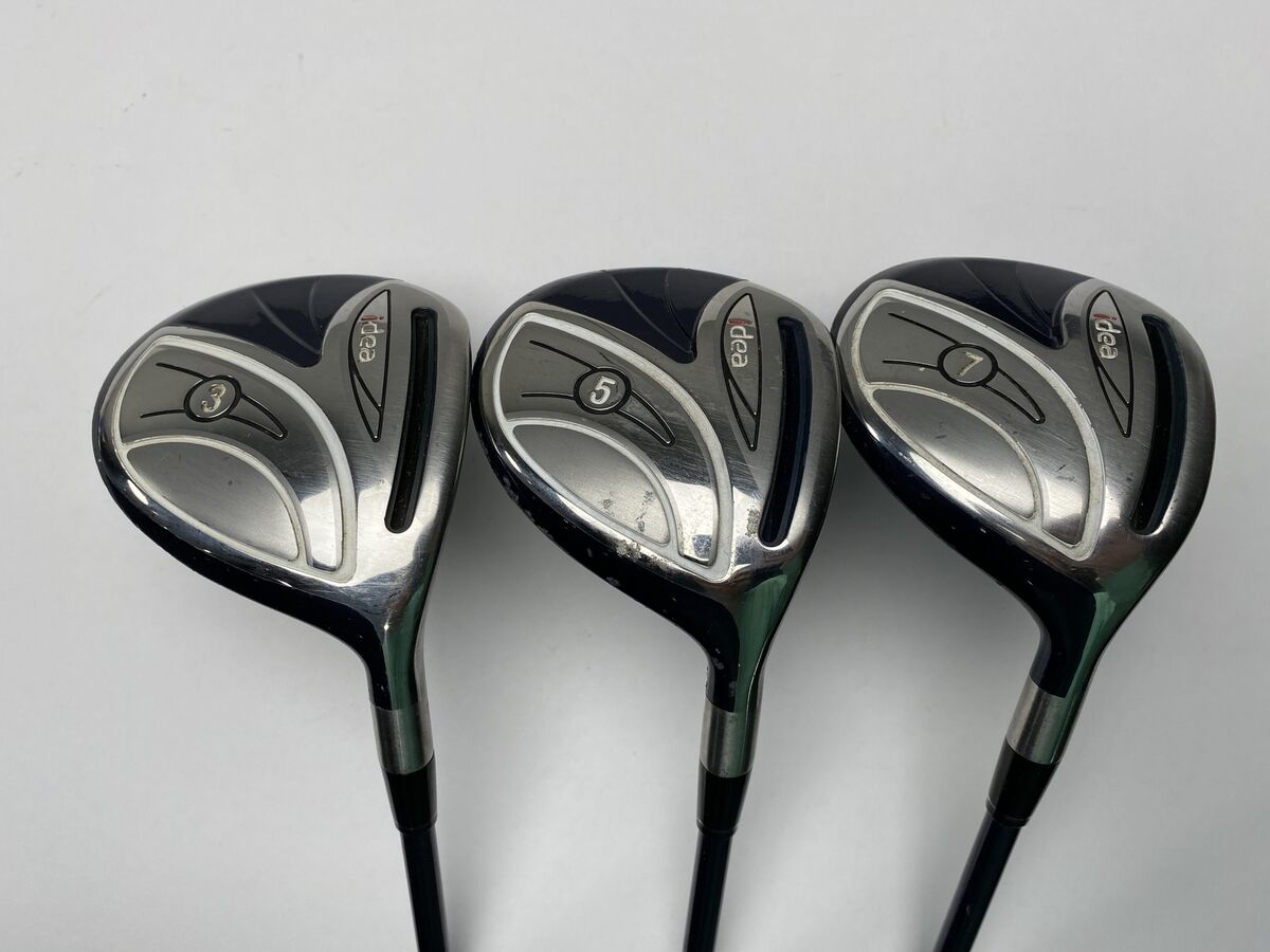 Ladies Set of 2 x Adams Idea Wood & Hybrid Ladies Graphite Shafts Winn Grips Ladies Set of 2 x Adams Idea Wood & Hybrid Ladies Graphite Shafts Winn Grips