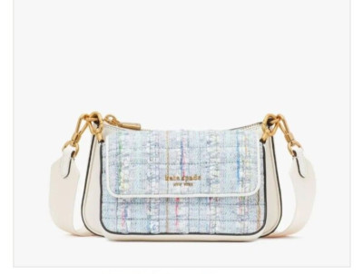 kate spade- Morgan- Double Up- Crossbody- Ivory Leather