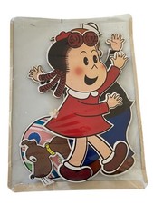 Vintage 1960’s Sanitoy Little Lulu Wall Plaque Set Sealed in Package Made in USA