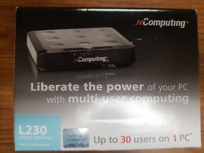 NEW NComputing Access Terminal L230 Up to 30 Users