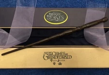 Vinda Rosier Wand 15" REAL WOOD, Crimes of Grindelwald Fantastic Wizarding World