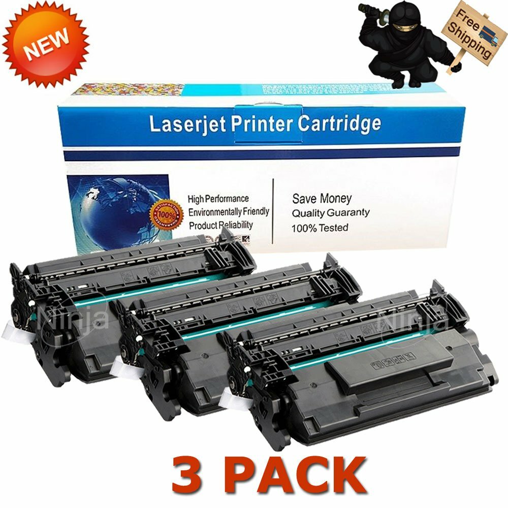 3PK CF287A 87A Bk Toner Cartridge For HP LaserJet Pro M501dn  
