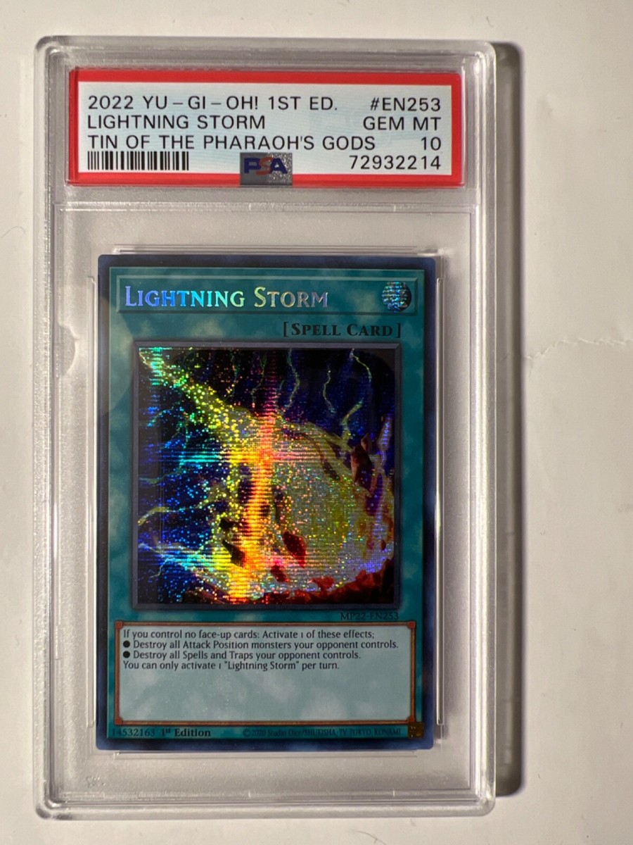 ストーム・シューター　psa10 遊戯王　レリーフ　2006 GEM MT 10 PSA 10 Yugioh! Lightning Storm - GEM MINT MP22-EN253 - Tin