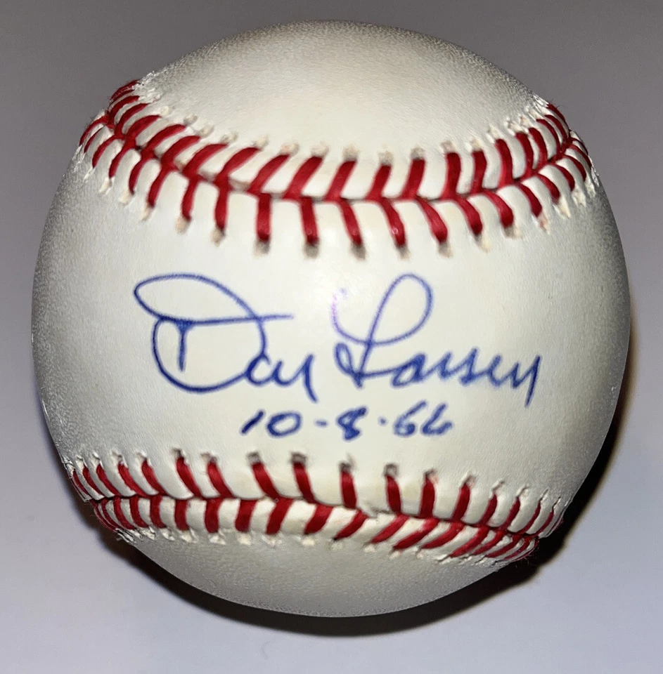 Don Larsen OAL Signed Baseball,New York YankeesPSA/DNA Autograph,(B59) - Image 2 of 4