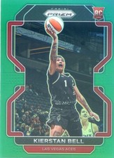 2022 Panini Prizm WNBA KIERSTAN BELL RC ROOKIE #191 GREEN PRIZM ACES