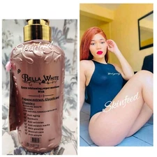 Bella-White  Whitening body lotion With Papaya Oil. 500ml x 1 