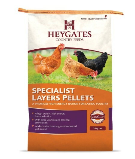 Heygates Country Specialist (17% Protein) Layers Pellets 20Kg Poultry Feed