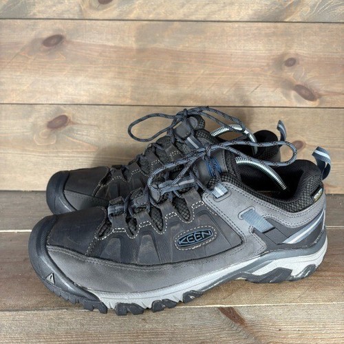 keen targhee III mens size 11.5 shoes black leather waterproof hiking sneakers