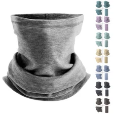 Fleece Bandana Face Mask Headwear Head Neck Gaiter Snood Warmer Tube Scarf Wraps