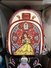Loungefly Authentic Belle Stained Glass Minibackpack
