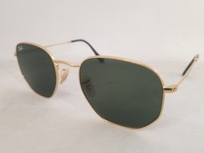 Ray-Ban RB 3548N Hexagonal Sunglasses 001 Arista G15 54mm UNISEX AUTH