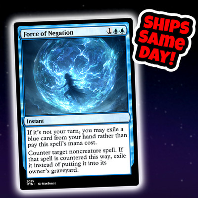 Force Of Negation - Custom Art Magic: The Gathering Playtest Card - Commander
