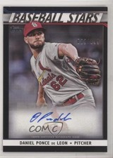 2020 Topps Baseball Stars Black 2/199 Daniel Ponce de Leon #BSA-DPD Auto 03im
