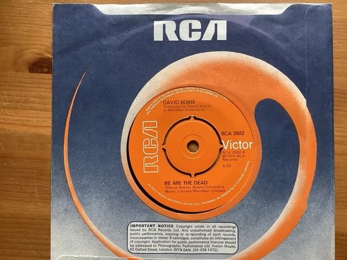 David Bowie - We Are The Dead RCA Original 1976 EX