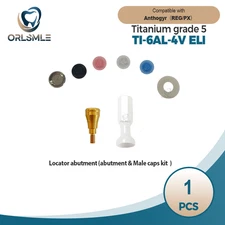 Locator abutment attachment full Set  fit to Anthogyr（REG/PX） GH2-6mm