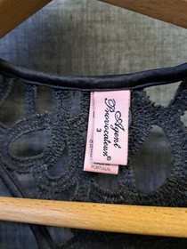 Agent Provocateur Glitter Mini Dress, Size 3