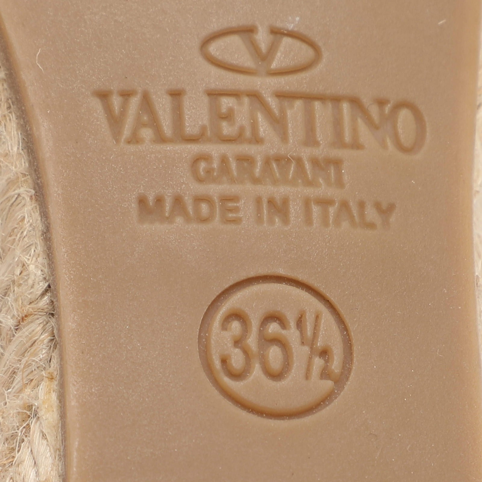 Valentino Bow Size 36.5 Black Lace Espadrille Wedge Sandals thumbnail 8