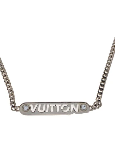 LOUIS VUITTON（LV） Collana Louis Vuitton M01154 con top in argento Usata