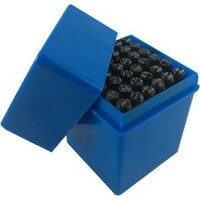 PUNZONI NUMERATORI LETTERE + NUMERI + SIMBOLI & 36 PEZZI DA 8MM