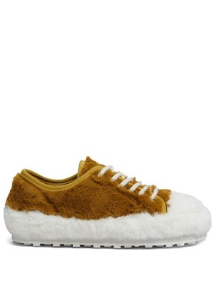 MARNI Women s Teddy Faux Fur Sneakers SZ EU 40 US 10 New in Box