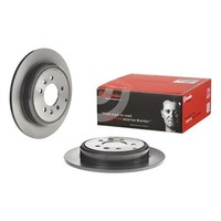2X Brembo Bremsscheiben 290Mm Voll Hinten Passend FÜR Peugeot 607