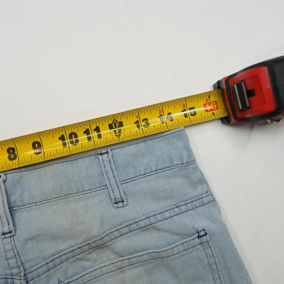 Vintage Levis 646 Pants Mens 29X30 Light Blue Flare 70s White Tab Light Washed - Image 3 of 4