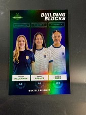Adames-Bugg Seattle Reign FC #12 2025 Parkside Vol. 2 NWSL Card Building Blocks